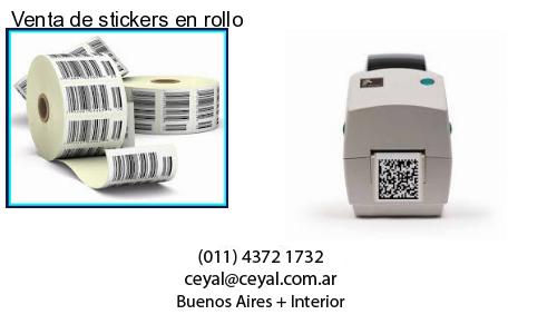 Venta de stickers en rollo