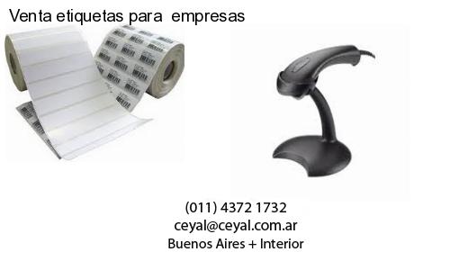 Venta etiquetas para empresas