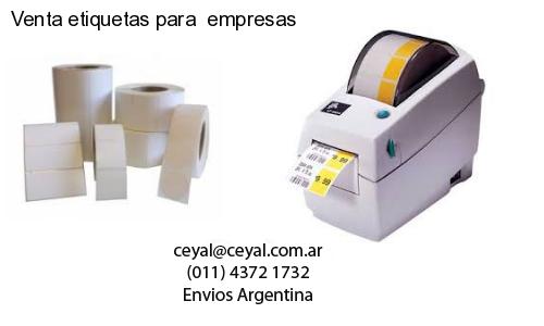 Venta etiquetas para empresas