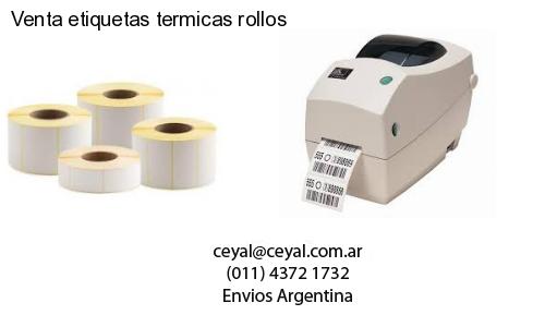 Venta etiquetas termicas rollos