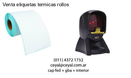 Venta etiquetas termicas rollos