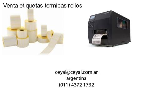 Venta etiquetas termicas rollos