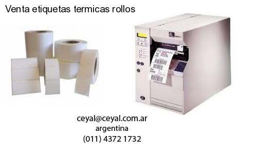 Venta etiquetas termicas rollos
