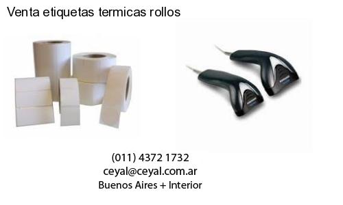 Venta etiquetas termicas rollos