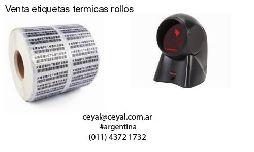 Venta etiquetas termicas rollos