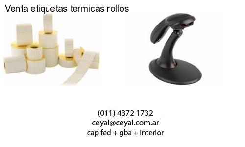 Venta etiquetas termicas rollos