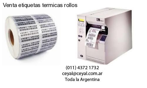 Venta etiquetas termicas rollos
