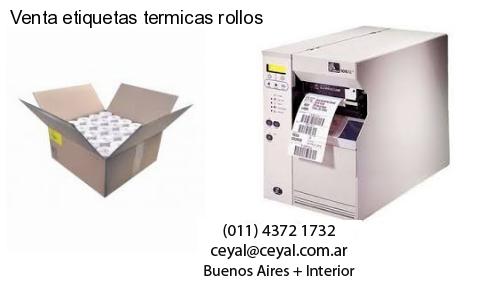Venta etiquetas termicas rollos