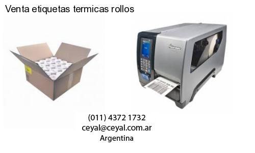 Venta etiquetas termicas rollos