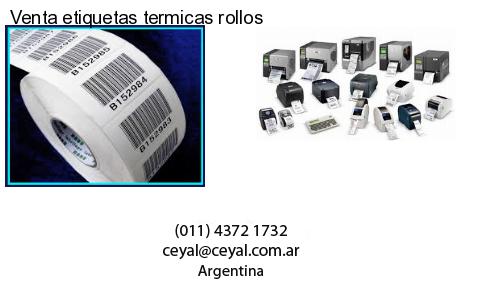 Venta etiquetas termicas rollos