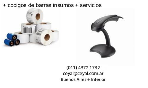   codigos de barras insumos   servicios