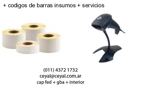   codigos de barras insumos   servicios