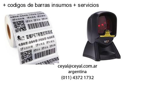   codigos de barras insumos   servicios