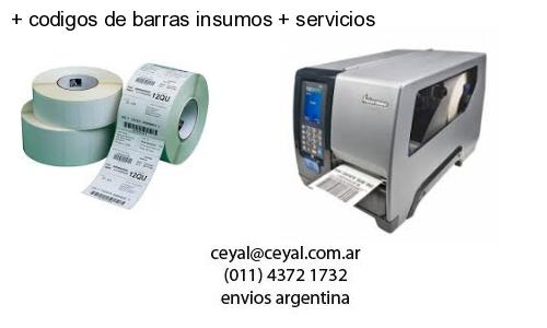   codigos de barras insumos   servicios