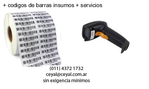   codigos de barras insumos   servicios
