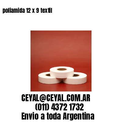 poliamida 12 x 9 textil