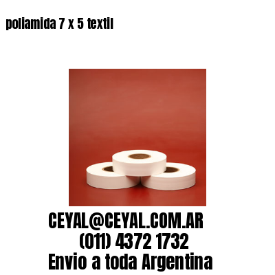 poliamida 7 x 5 textil