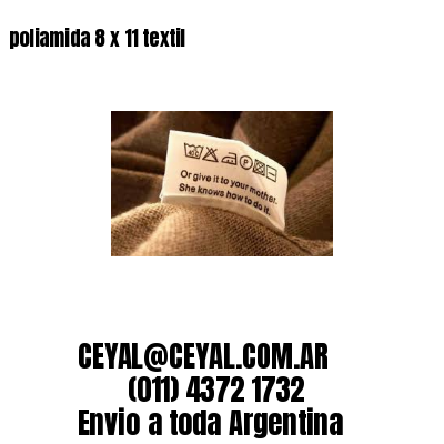 poliamida 8 x 11 textil