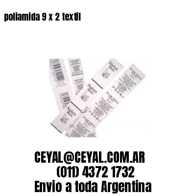 poliamida 9 x 2 textil