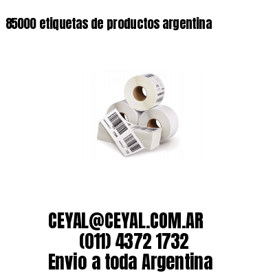 85000 etiquetas de productos argentina