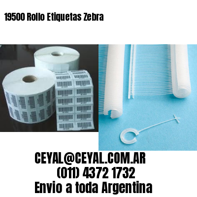 19500 Rollo Etiquetas Zebra