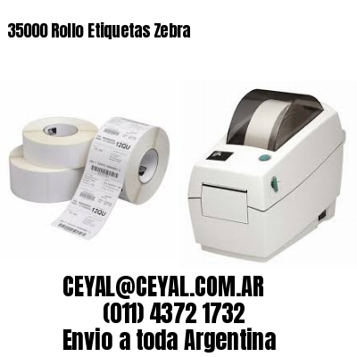 35000 Rollo Etiquetas Zebra