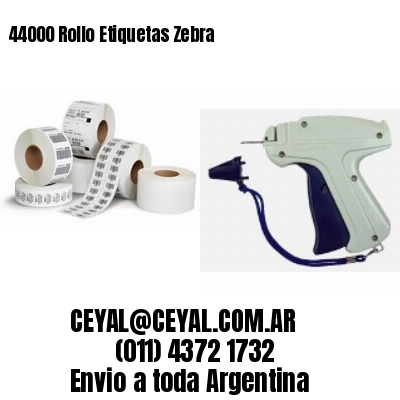 44000 Rollo Etiquetas Zebra