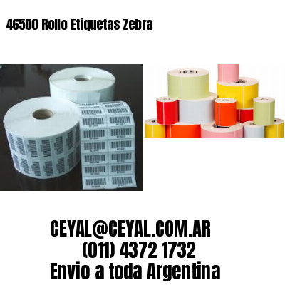 46500 Rollo Etiquetas Zebra