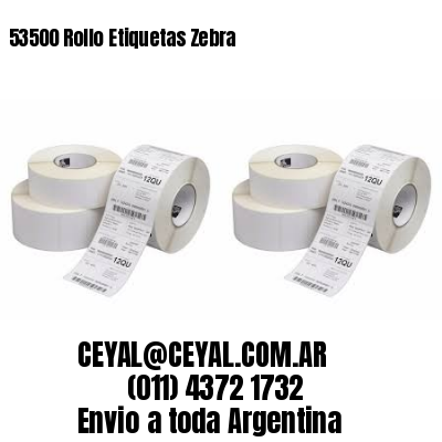53500 Rollo Etiquetas Zebra