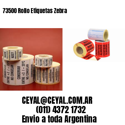 73500 Rollo Etiquetas Zebra