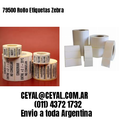 79500 Rollo Etiquetas Zebra