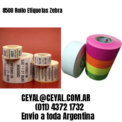 8500 Rollo Etiquetas Zebra