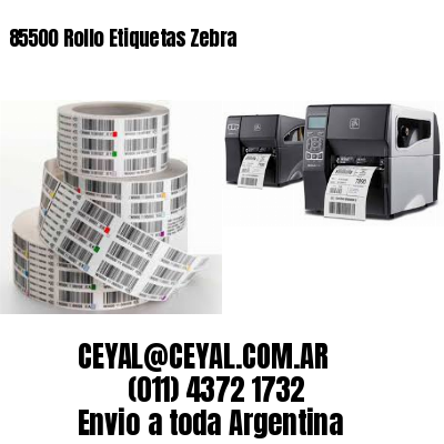 85500 Rollo Etiquetas Zebra