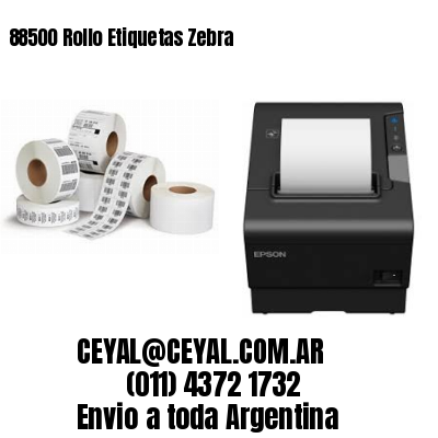 88500 Rollo Etiquetas Zebra