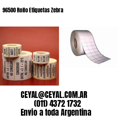 96500 Rollo Etiquetas Zebra