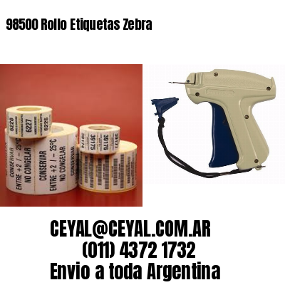 98500 Rollo Etiquetas Zebra