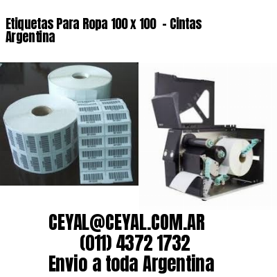 Etiquetas Para Ropa 100 x 100  – Cintas Argentina