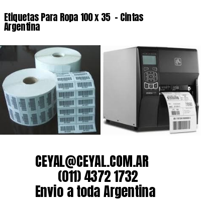 Etiquetas Para Ropa 100 x 35  – Cintas Argentina