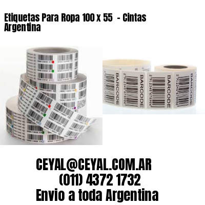 Etiquetas Para Ropa 100 x 55  – Cintas Argentina