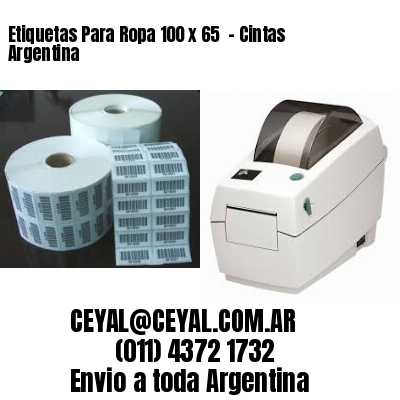 Etiquetas Para Ropa 100 x 65  – Cintas Argentina