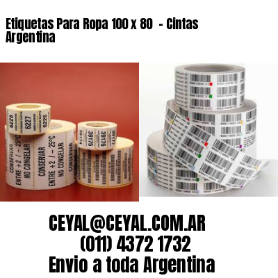 Etiquetas Para Ropa 100 x 80  – Cintas Argentina