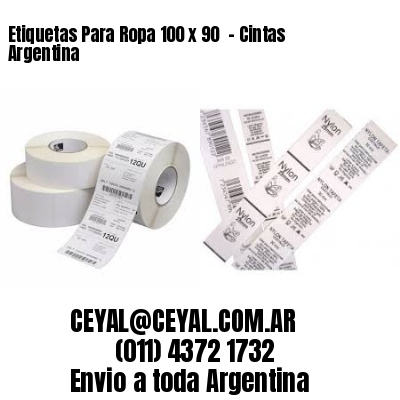 Etiquetas Para Ropa 100 x 90  – Cintas Argentina