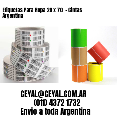 Etiquetas Para Ropa 20 x 70  – Cintas Argentina