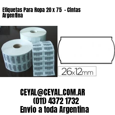 Etiquetas Para Ropa 20 x 75  – Cintas Argentina