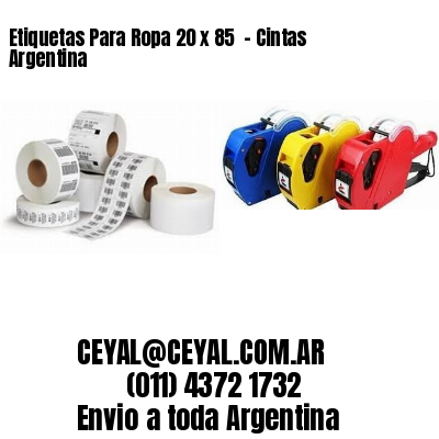 Etiquetas Para Ropa 20 x 85  – Cintas Argentina