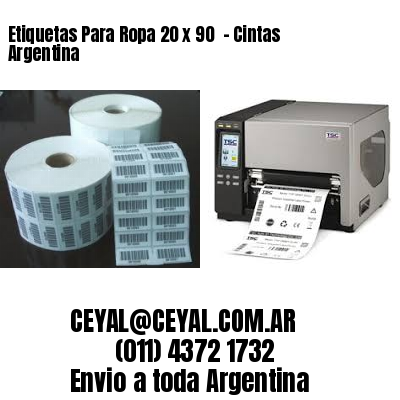 Etiquetas Para Ropa 20 x 90  – Cintas Argentina