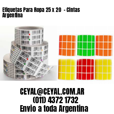 Etiquetas Para Ropa 25 x 20  – Cintas Argentina
