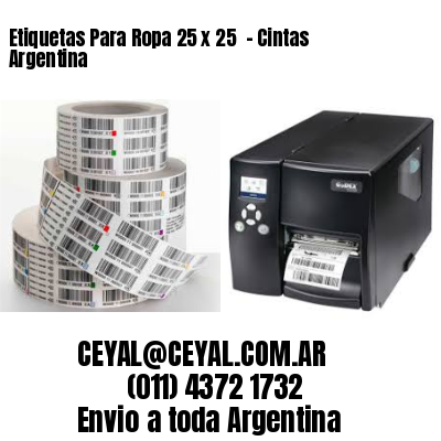Etiquetas Para Ropa 25 x 25  – Cintas Argentina