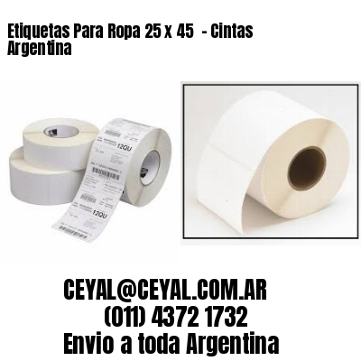 Etiquetas Para Ropa 25 x 45  – Cintas Argentina