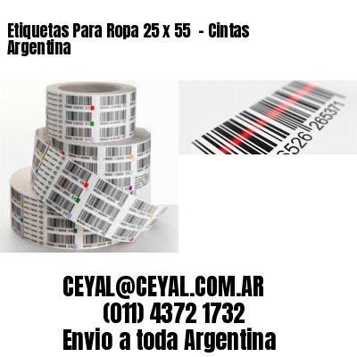 Etiquetas Para Ropa 25 x 55  – Cintas Argentina